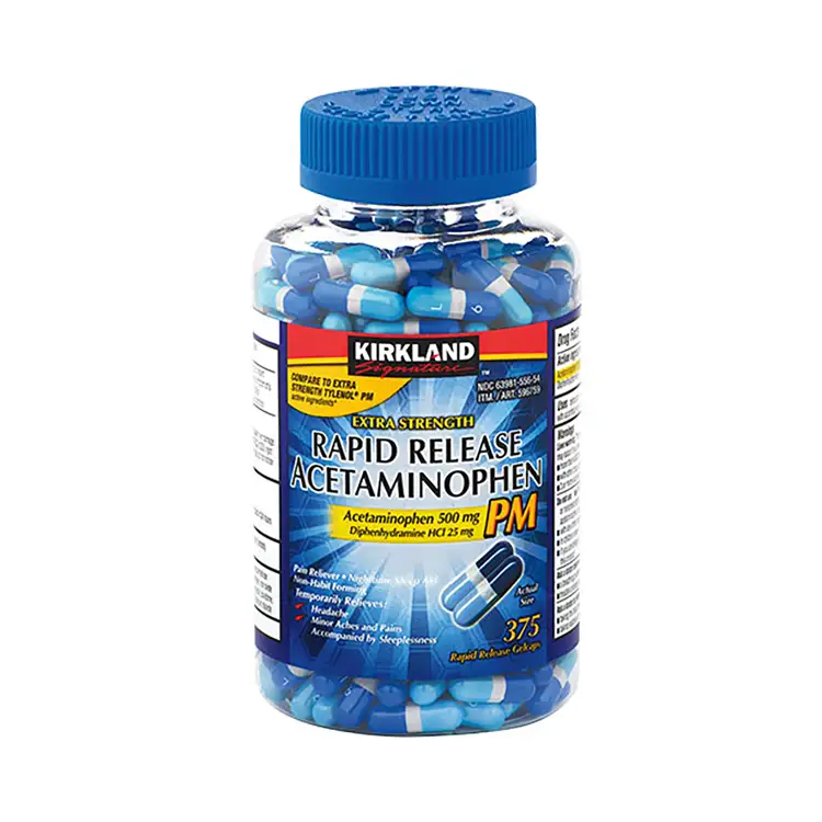 Extra Strength Acetaminophen PM 375 Caps
