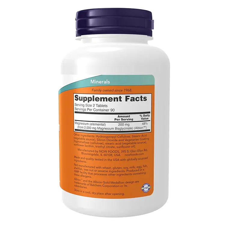 tabla glicinato de magnesio