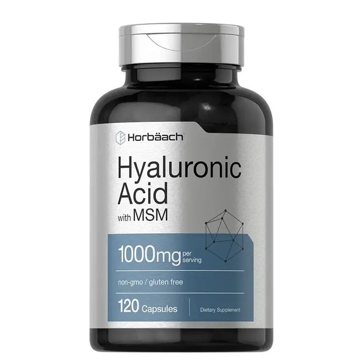 Ácido Hialurónico Con Msm 1000 Mg 120 Caps