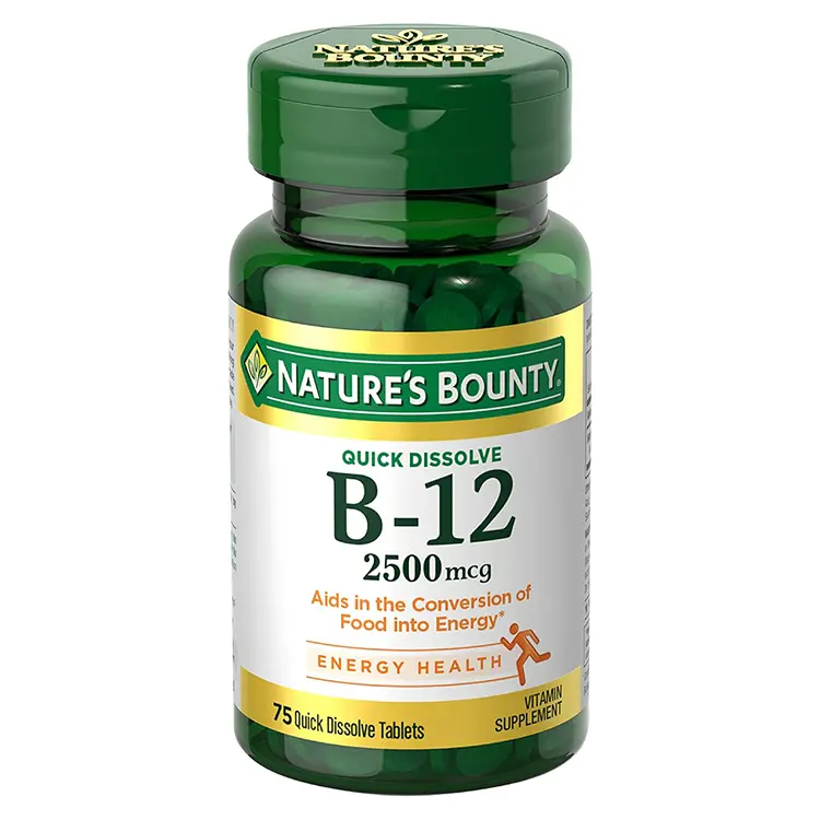 Vitamina B12 5000mcg 75 Caps