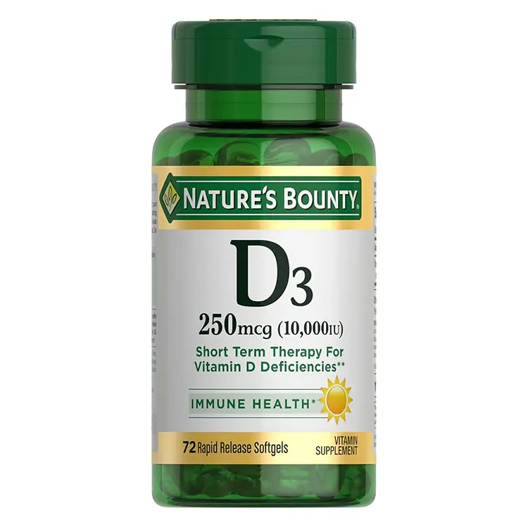 Vitamina D3 250mcg 72 Softgels