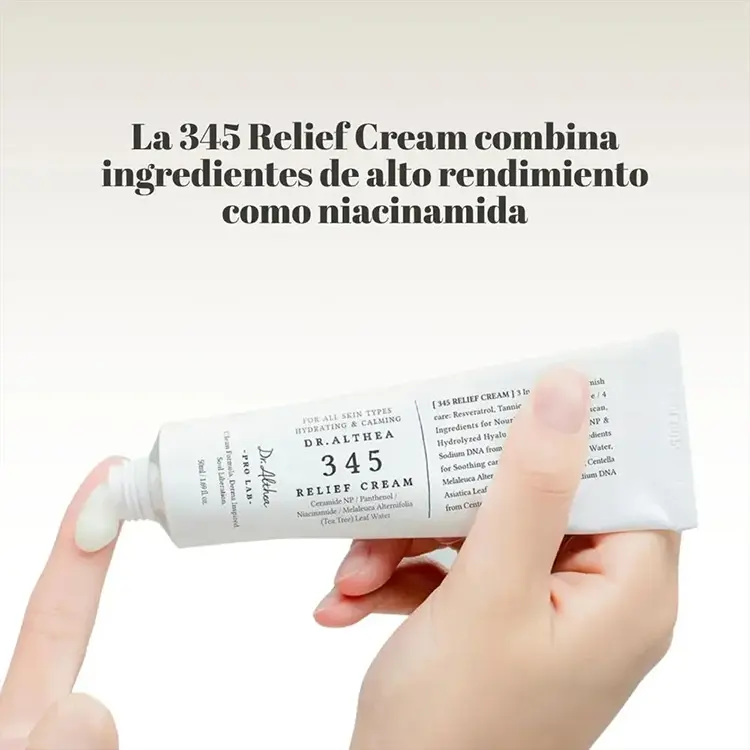 345 Relief Cream Hydrating and Calming 50ml - Imagen 2