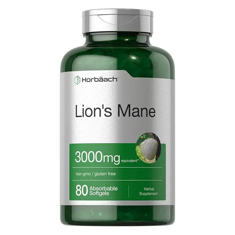 Hongo Melena de León 3000 mg 80 Softgels